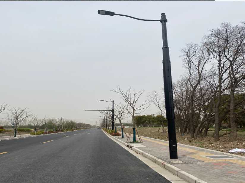 山丹县上海综合杆 太阳能路灯工程